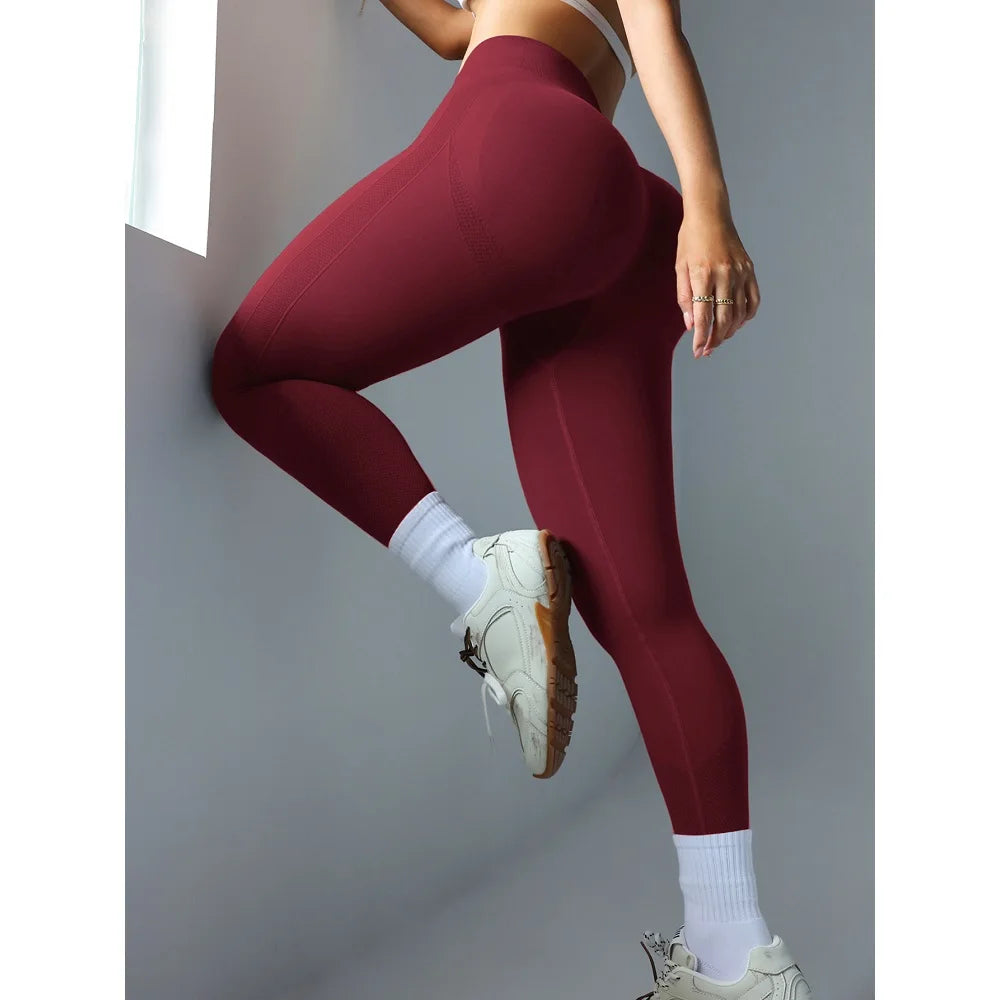 Seamless Leggings Sports Women Gym Wear Clothes Outfit Yoga Pants Fitness Running Tights Quick Dry Leggings