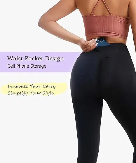 Women's Compression Yoga Pants Butt Lifting Leggings Seamless High Rise Slim-Fitting Stretchy Workout Gym Casual