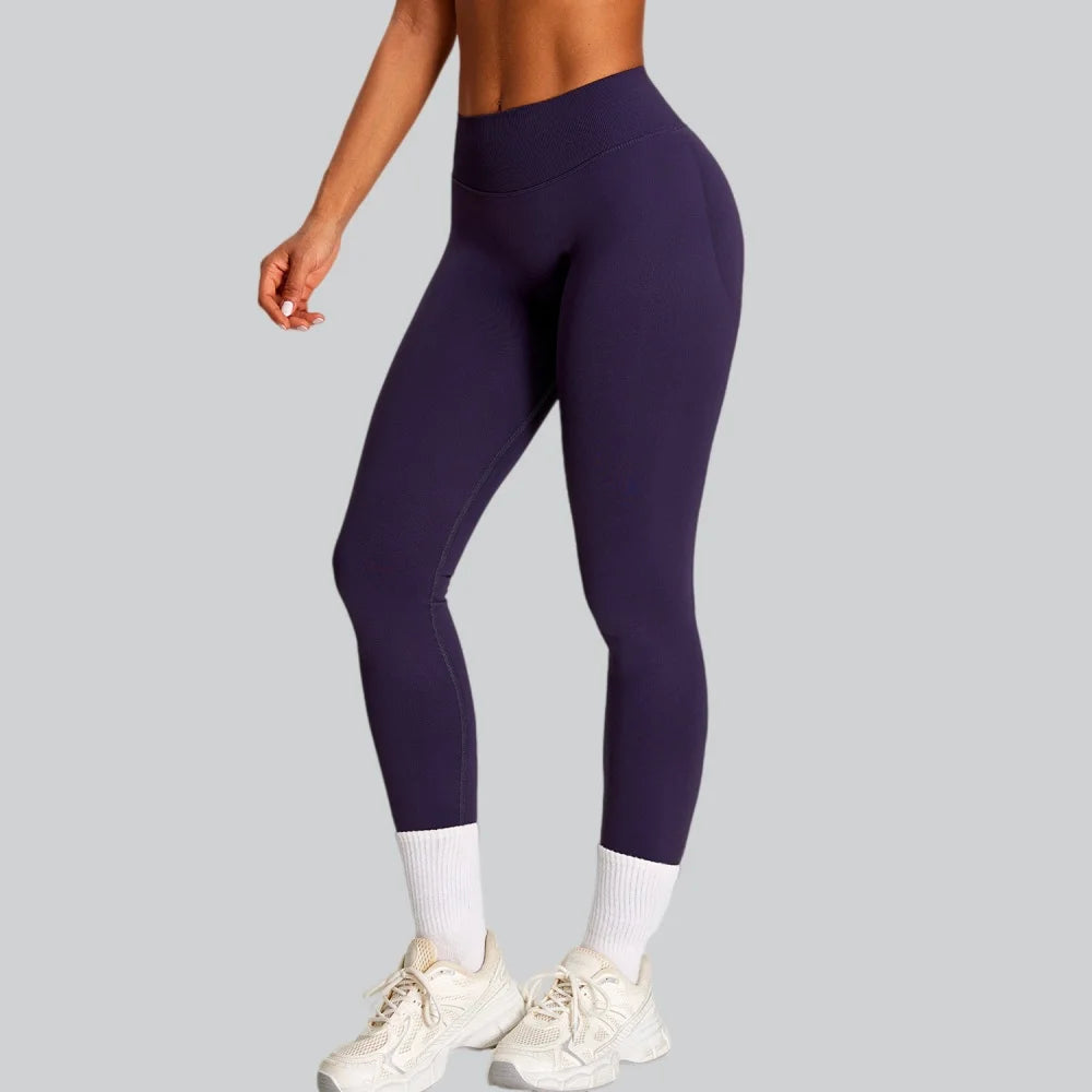 Seamless Yoga Pants Sport Leggings Women Sexy High Waist Butt Lift Pants Breathable  Push Up Fitness Workout Tights Gym Clothes