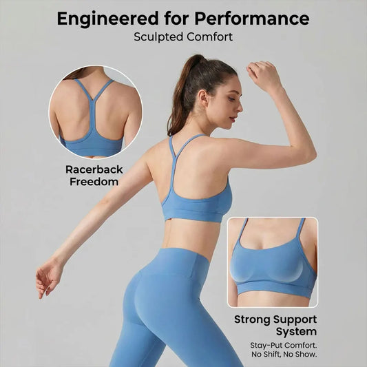 Women's Matching Activewear Set Sports Bra & High Waist Leggings 2-Piece Workout Outfit Gym Clothes for Yoga, Running & Fitness