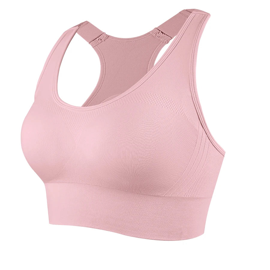 Sports Bras for Women Hollow Out Breathable Seamless Stretchy Beautiful Back Yoga Bra with Removable Cups Gym Sportswear