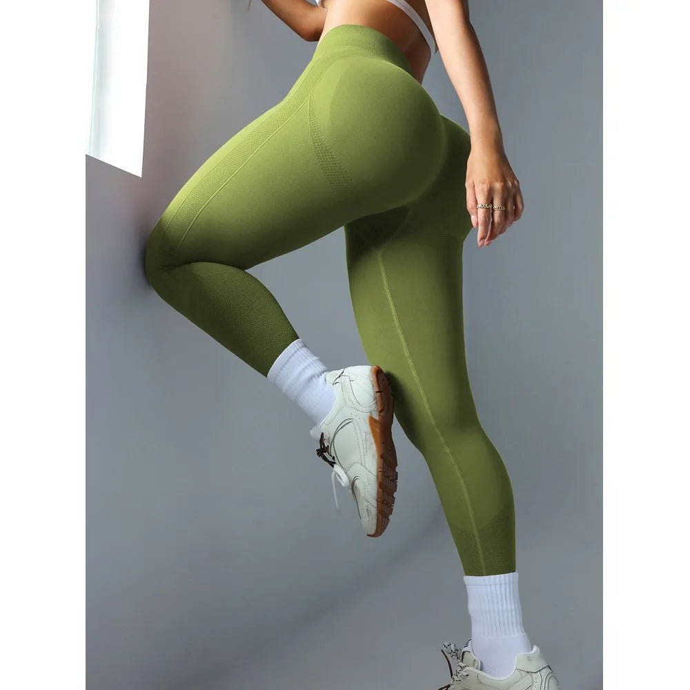 Seamless Leggings Sports Women Gym Wear Clothes Outfit Yoga Pants Fitness Running Tights Quick Dry Leggings
