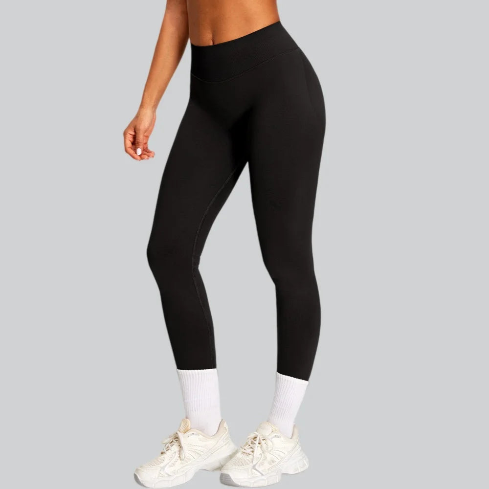Seamless Yoga Pants Sport Leggings Women Sexy High Waist Butt Lift Pants Breathable  Push Up Fitness Workout Tights Gym Clothes