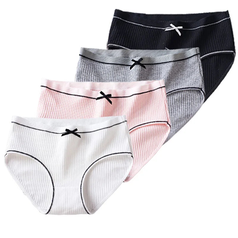 1/4 Sets Girls Training Bras Panties Set Kids Cotton Underwear Sets Teenage Girl Wireless Bra Vest and Panties Sports Set 8-16Y