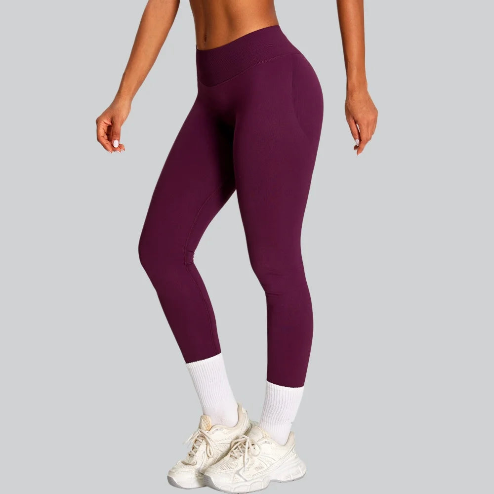 Seamless Yoga Pants Sport Leggings Women Sexy High Waist Butt Lift Pants Breathable  Push Up Fitness Workout Tights Gym Clothes