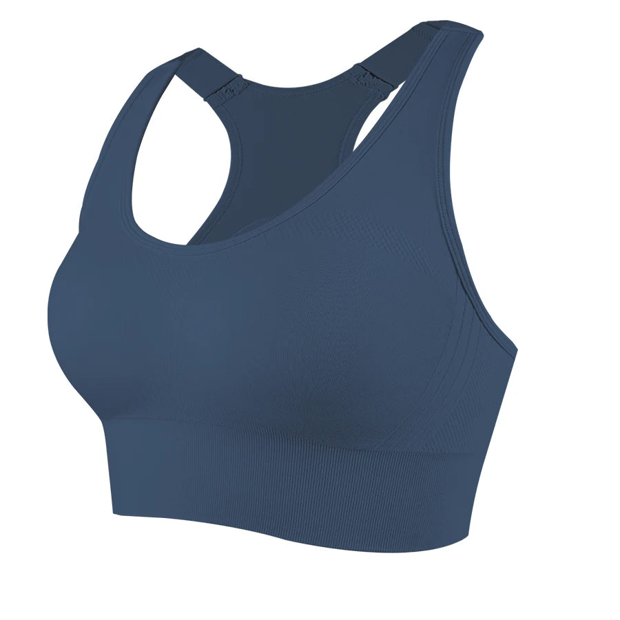 Sports Bras for Women Hollow Out Breathable Seamless Stretchy Beautiful Back Yoga Bra with Removable Cups Gym Sportswear