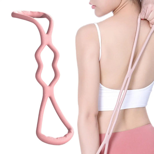 Resistance Bands 8-Shaped Stretcher For Fitness Back Shaping elastic Band  Open Shoulder Stretching Band for Shoulder Exercise