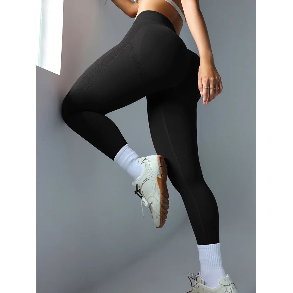 Seamless Leggings Sports Women Gym Wear Clothes Outfit Yoga Pants Fitness Running Tights Quick Dry Leggings