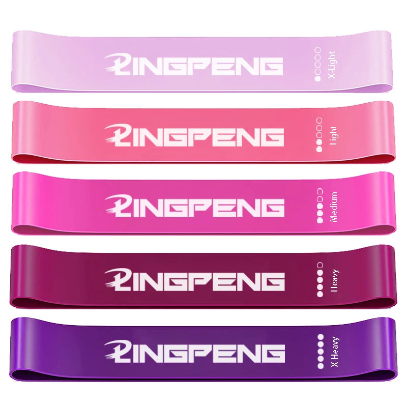 Resistance Exercise Loop Bands Set Workout Bands for Women and Men Stretch Bands 5 Different Resistance Levels for Booty Legs