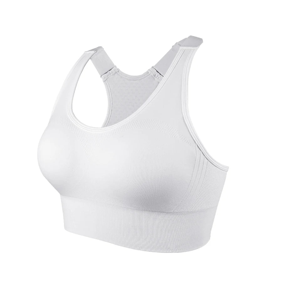 Sports Bras for Women Hollow Out Breathable Seamless Stretchy Beautiful Back Yoga Bra with Removable Cups Gym Sportswear