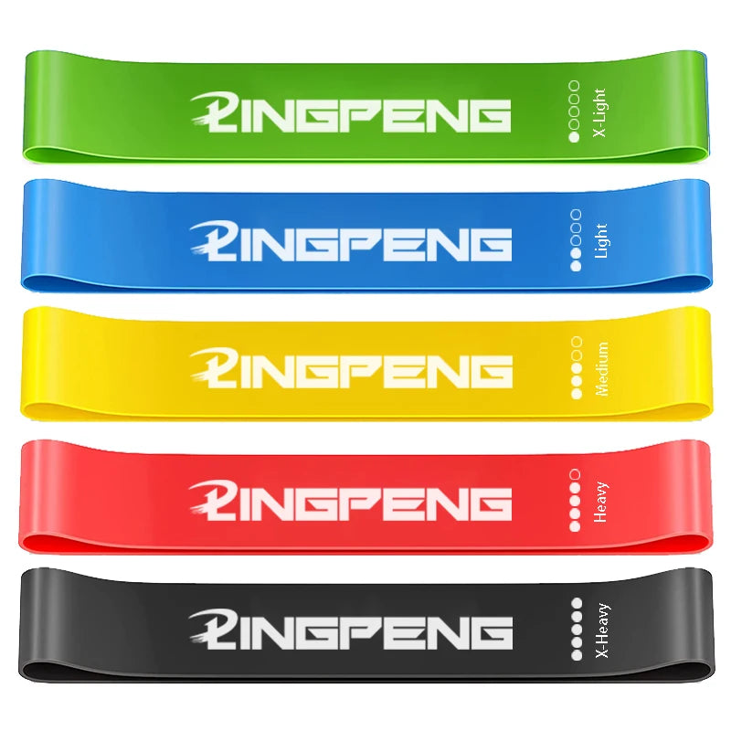 Resistance Exercise Loop Bands Set Workout Bands for Women and Men Stretch Bands 5 Different Resistance Levels for Booty Legs